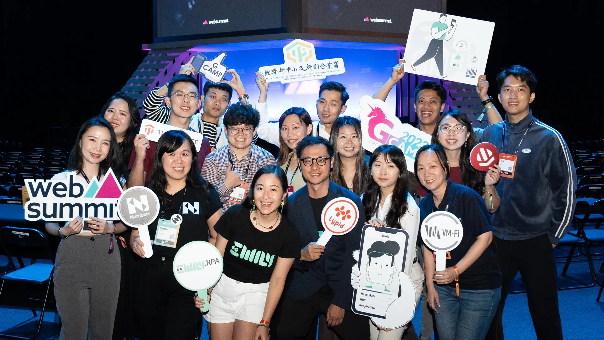 活動紀錄攝影 2023 Web Summit台灣新創代表團經濟部中小及新創企業署展場合照 Studio24貳肆影像